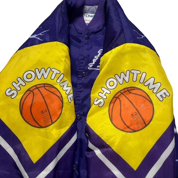 Vintage Lakers Power Los Angeles Lakers Fanimation Chalk Line Jacket - Picture 4 of 5